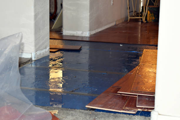 Professional Water Damage Restoration technician working in Worthington, MN